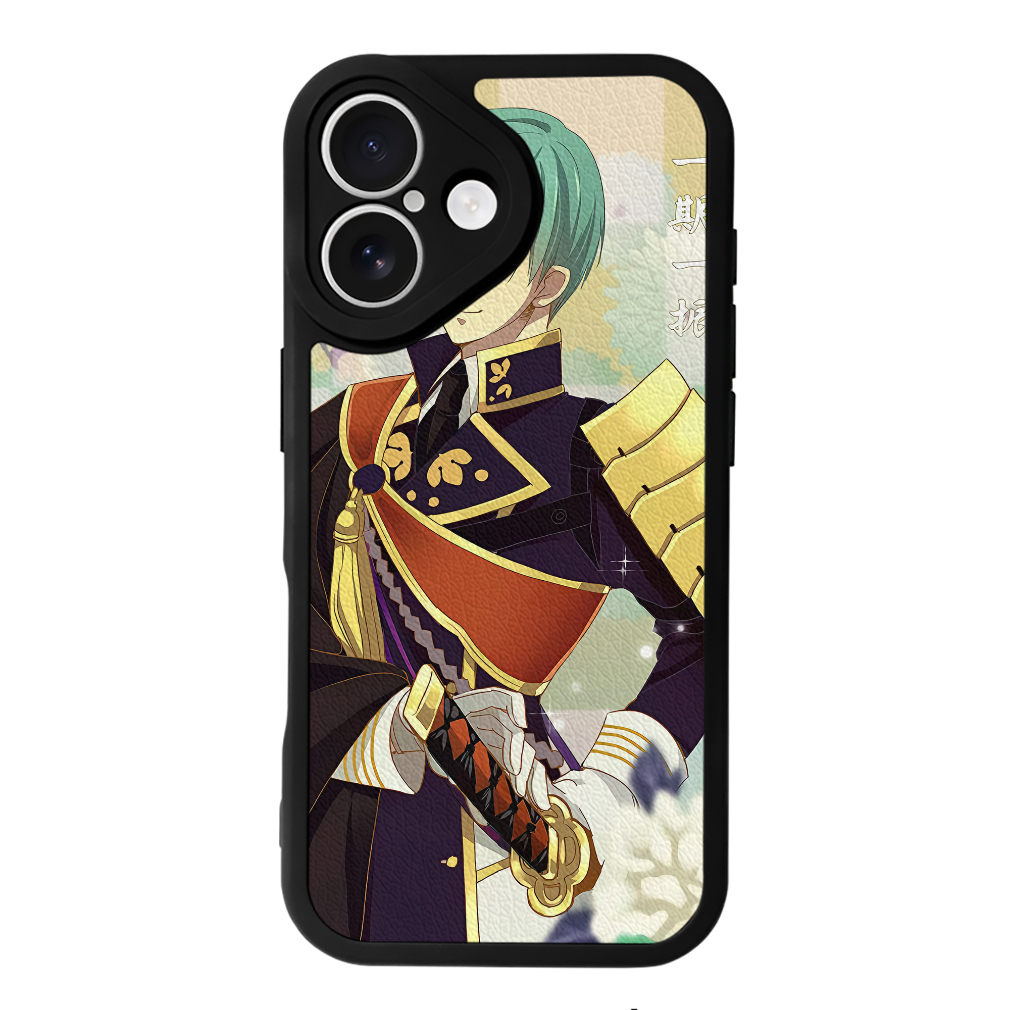 （画像用） 刀剣乱舞 Touken Ranbu 【iPhone 16シリーズ対応】シリコンスマホケース（レザー調） 材質：シリコン